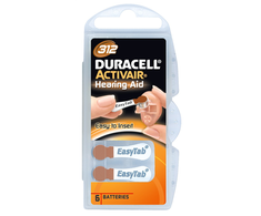 Duracell A312/DA312/ZL312 | Zinc air cells | 6 pc(s)