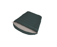 Easy Camp Lengva stovykla | Moon 200 Double | Miegmaišis | 220 x 150 cm | Dviejų krypčių atidarymas - automatinis užraktas, L formos | žalsvai mėlyna