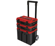 Einhell | E-Case Tower įrankių dėžės komplektas su ratukais, 3 vnt | 4540015