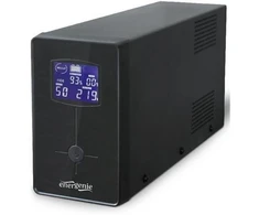 Gembird Energenie | UPS su USB ir LCD ekranu, Juodas | 850 VA | 220 V