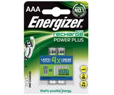 Energizer | AAA/HR03 | 700 mAh | Rechargeable Accu Power Plus Ni-MH | 2 pc(s)