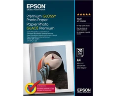 Epson Premium Glossy C13S041287 fotopopierius, A4, 255 g/m², Baltas