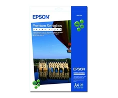 Epson Premium Semigloss Photo Paper, DIN A4, 251g/mÂ², 20 Sheets | A4