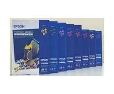 Epson Premium Semigloss Photo Paper, DIN A4, 251g/mÂ², 20 Sheets | A4