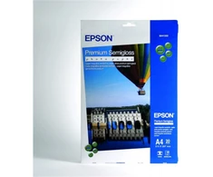 Epson Premium Semigloss Photo Paper, DIN A4, 251g/mÂ², 20 Sheets | A4