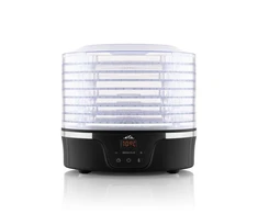 ETA | Maisto džiovintuvas | Galia 380 W | Padėklų skaičius 8 | Integruotas laikmatis | Juodas
