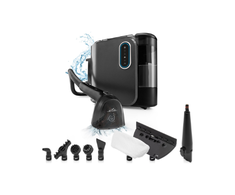Dulkių siurblys ETA | Multipurpose Garinis valytuvas | ETA721490000 Steam&amp;Clean | Vacuum Cleaner | 2000 W | Juodas | Vanduo tank capacity 1.3 L