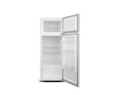 ETA | Šaldytuvas | ETA254690000E | Energy efficiency class E | Free standing | Double Door | Height 142.6 cm | Šaldytuvas net capacity 169 L | Šaldiklis net capacity 37 L | 40 dB | Baltas