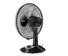 Ventiliatorius ETA | Zefir ETA160790010 | Table Fan | 45 W | Diameter 30 cm | Greičių skaičius 3 | Oscillation | Juodas