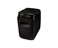 Fellowes kryžminio pjovimo smulkintuvas | AutoMAX 150C | Juodas | Popieriaus smulkintuvas | Kompaktinių diskų smulkintuvas | Kreditinių kortelių smulkintuvas | Automatinis padavimas