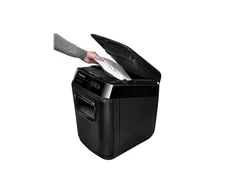 Fellowes kryžminio pjovimo smulkintuvas | AutoMAX 150C | Juodas | Popieriaus smulkintuvas | Kompaktinių diskų smulkintuvas | Kreditinių kortelių smulkintuvas | Automatinis padavimas