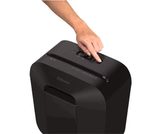 Fellowes Powershred | LX25 | Juodas | 11,5 l | Kreditinių kortelių smulkinimas | Popieriaus apdorojimo standartas/išvestis 6 lapai per eigą | Skersinis smulkintuvas | Garantija 24 mėn.