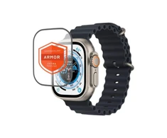 Fixed Fiksuotas | Šarvuotas grūdintas stiklas, skirtas „Apple Watch Ultra 49mm“ / „Ultra 2 49mm“ | Juodas