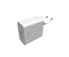 Fixed Fiksuotas | Dvigubas USB-C maitinimo įkroviklis, PD palaikymas, 65 W