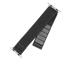 Fixed Fiksuotas | Sportiškas dirželis Apple Watch Ultra 49mm | 160-210 mm | Tamsi pilka | Nailonas