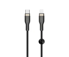 Fixed Fiksuotas Fiksuotas | Pintas kabelis USB-C/Lightning, 2 m | FIXDB-CL2-BK