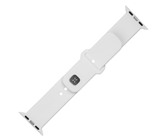 Fixed Fiksuotas | Sportiškas dirželio rinkinys Apple Watch Ultra 49mm | 180-250 mm | Baltas | Silikonas