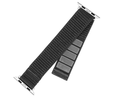 Fixed Fiksuotas | Sportiškas dirželis Apple Watch 38/40/41mm | 160-210 mm | Tamsi pilka | Nailonas
