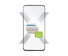 Fixed Fiksuotas | Visas viršelis 2.5D | Ekrano apsauga | Samsung | Galaxy A55 5G | Grūdintas stiklas | Juodas