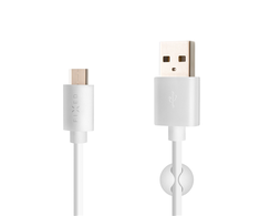 Fixed Ištaisyta | Duomenų ir įkrovimo kabelis su USB/USB-C jungtimis | Baltas