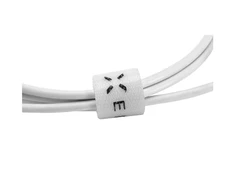 Fixed Ištaisyta | Duomenų ir įkrovimo kabelis su USB/USB-C jungtimis | Baltas