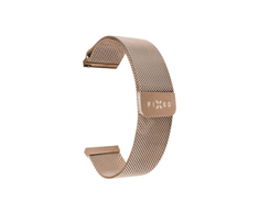 Fixed | Mesh Strap with Quick Release 22mm for Išmanusis laikrodis | Rose auksinis