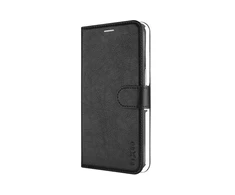 Fixed Fiksuotas Opus | Knygų dėklas | Apple | iPhone 16 | Oda | Juodas