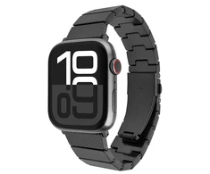 FIXED Resin Strap Apple Watch 44/45/46/49mm, Carbo