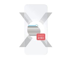 Fixed Pataisyta ekrano apsauga | Apple | iPhone 16 Pro Max | Grūdintas stiklas | Skaidrus | 2.5D