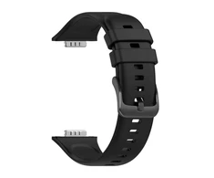 Fixed Fiksuotas | Silikoninis dirželis, skirtas „Huawei Watch Fit 2“ / „Fit 2 Classic“ | Juodas