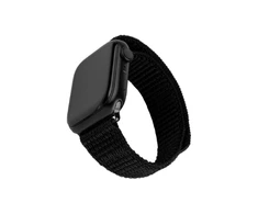 Fixed Fiksuotas | Sportiškas dirželis Apple Watch 42/44/45mm | 160-210 mm | Juodas | Nailonas