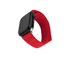 Fixed Fiksuotas | Sportiškas dirželis Apple Watch 42/44/45mm | 160-210 mm | Raudona | Nailonas