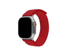 Fixed Ištaisyta | Sportiškas dirželis Apple Watch Ultra 49mm | 160-210 mm | Raudona | Nailonas