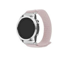 Fixed Ištaisyta | Sportiškas dirželis, skirtas Garmin QuickFit 22mm | 160-210 mm | Rožinis auksinis | Nailonas