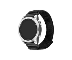 Fixed Ištaisyta | Sportiškas dirželis, skirtas Garmin QuickFit 26mm | 160-210 | Juodas | Nailonas