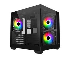 Fortron FSP Case | S140-BA | Juodas | Mini-ITX, uATX(M-ATX)