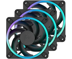 „Fractal Design“ | Kompiuterio ventiliatorius, 3 vnt. pakuotė | „Momentum 12 RGB“