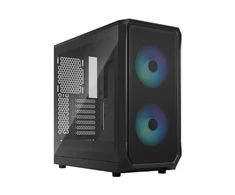 Fractal Design | Focus 2 | Side window | RGB Juodas TG Clear Tint | Midi Tower | ATX