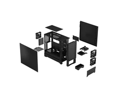 „Fractal Design“ | „Pop Air“ | Šoninis langas | „Juodas Solid“ | ATX, mATX, Mini ITX | ATX