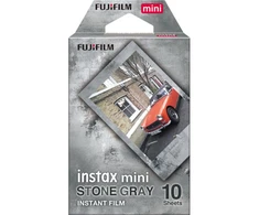 Fujifilm | Instant Photo Plates | Instax Mini Stone Gray | 54 x 86 mm | Image size: 46 x 62 mm | Quantity 10