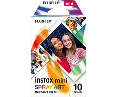 Fujifilm | Instax Mini | Meno Purškiklio lapas (10pl) Momentinis filmas | 54 x 86 mm | Hi-Speed ISO 800 – puiki grūdėtumo kokybė, INSTAX kontaktinė plėvelė užtikrina ryškias spalvas ir natūralius odos atspalvius.