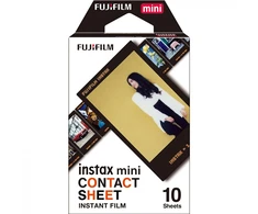 Fujifilm | Momentinis filmas | Instax Mini kontaktinis lapas | 54 cm x 86 mm | Vaizdo matmenys: 62 × 46 mm | Kiekis 10
