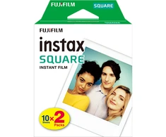 Fujifilm instax SQUARE GLOSSY(2x10pl Dvipakis) Momentinės fotoplokštelės (4547410549157/4547410370003/8720094753829)
