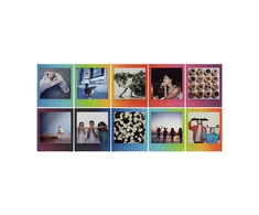 Fujifilm | Instax Square Rainbow (10) Momentinis filmas | 72 x 86 mm | 2,4 x 2,4 colio vaizdo sritis; 3,4 x 2,8 colio spausdinimo dydis | Kiekis 10