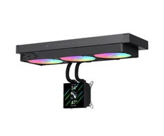 Gamemax CPU Liquid Cooler | GLACIER 360 LCD BK | Juodas
