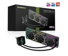 Gamemax CPU Liquid Cooler | HAILSTORM 360 LCD BK | Juodas