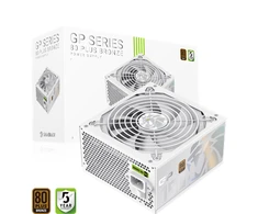 Gamemax PSU | GP 750B WH | 750 W | Bronze | Baltas | Non-Modular
