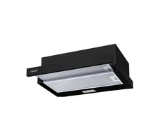 CATA | Hood | TFB-5160 BK | Telescopic | Energy efficiency class C | Plotis 59.5 cm | 300 m³/h | Mechanical control | LED | Juodas