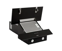 Gartraukis Eleyus Hood DNL L 14 150 60 BL Montuojamas prie sienos, D energijos vartojimo efektyvumo klasė, Plotis 60 cm, 282 m³/h, Mechaninis valdymas, LED, Juodas