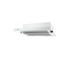 Gartraukis Eleyus Hood TLS L 14 200 60 WH+WH (Storm G 960 LED SMD 60 WH) Telescopic, Energy efficiency class D, Plotis 60 cm, 566 m³/h, Mechanical control, LED, Baltas/Baltas glass